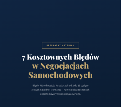 Okładka PDF: 7 Kosztownych Błędów